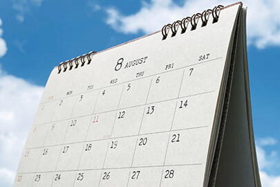 カレンダーの種類・特徴