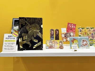 第7回販促EXPO春-ブース写真-箔押しクリアファイルなど箔押し印刷コーナー