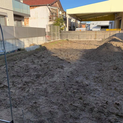 新しい畝づくり