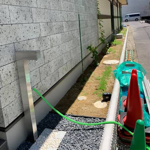 外構工場も大詰め