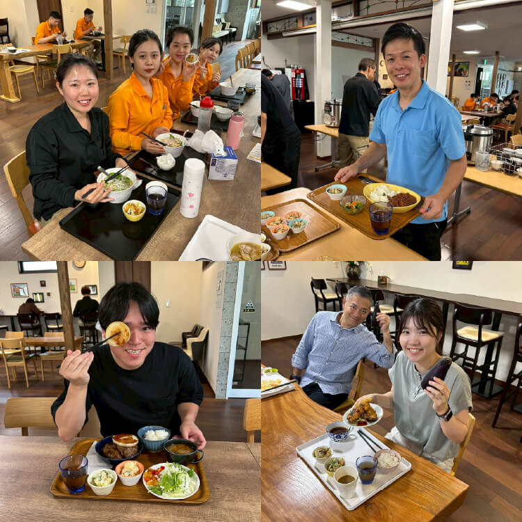 今月の社員の笑顔