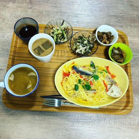 いわしのペペロンチーノ