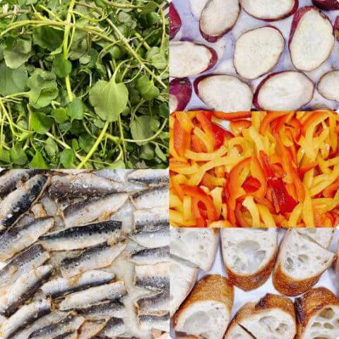 本日の素材たち