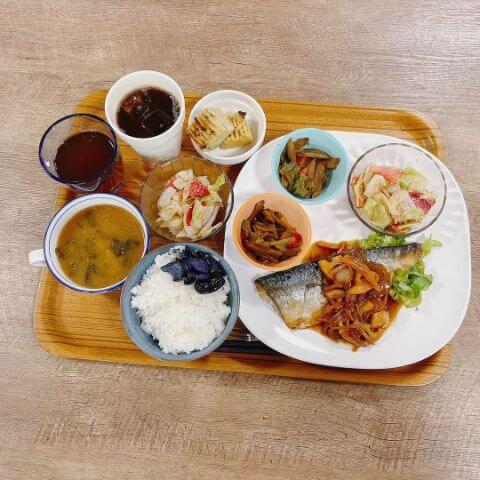 グリルサバの黒酢あんかけ