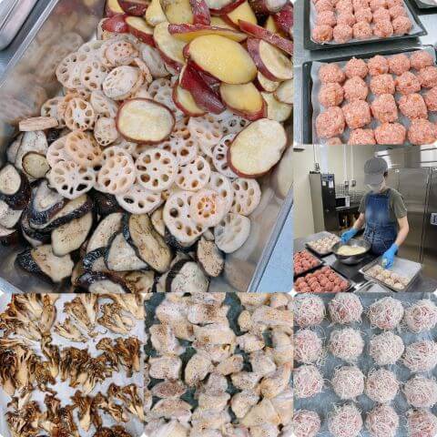 本日の調理の様子