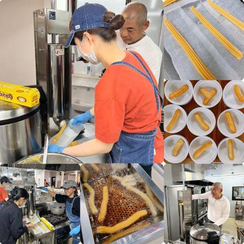 本日の調理の様子