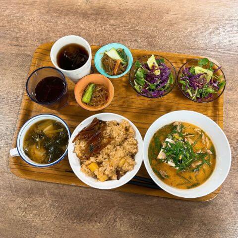 豚もやしの豆乳チゲ