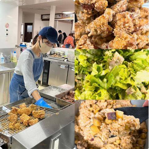 本日の調理の様子