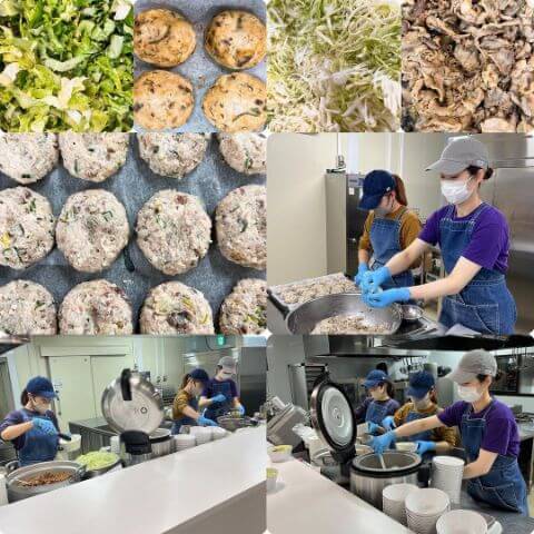 本日の調理の様子