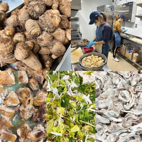 本日の調理の様子