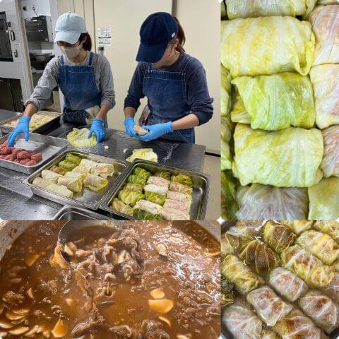 本日の調理の様子