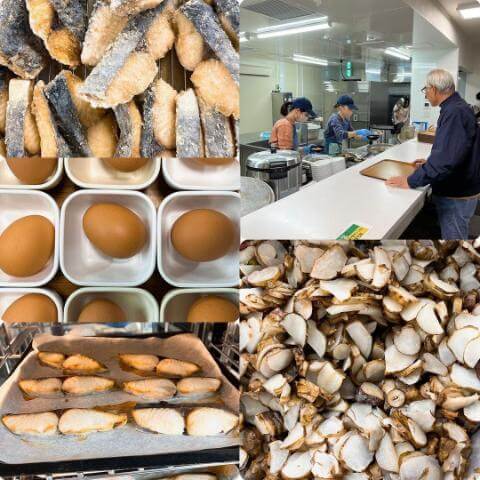 本日の調理の様子