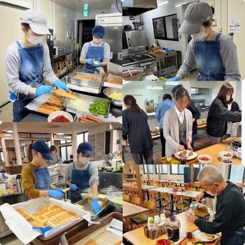 本日の調理の様子