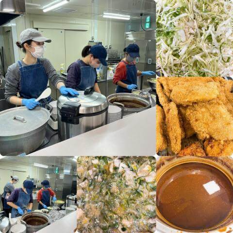 本日の調理の様子