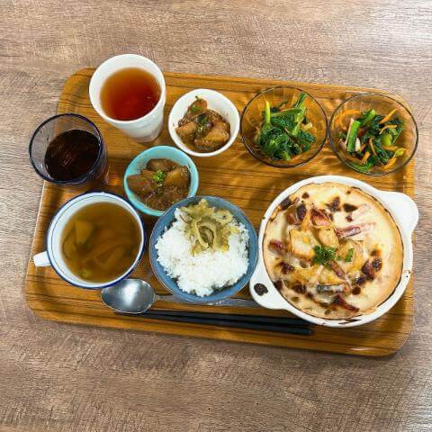 ベーコンポテトグラタン