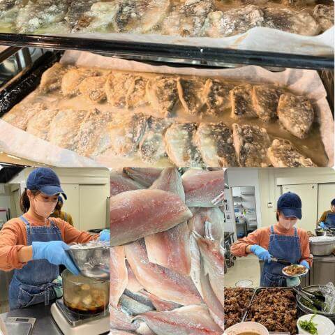 本日の調理の様子