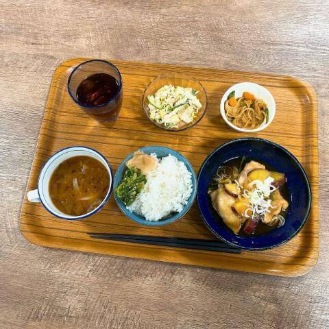 農園＆伊那産さつまいもと鶏のみぞれ煮