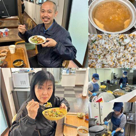 本日の調理の様子