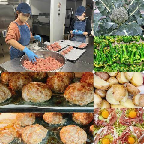 本日の調理の様子