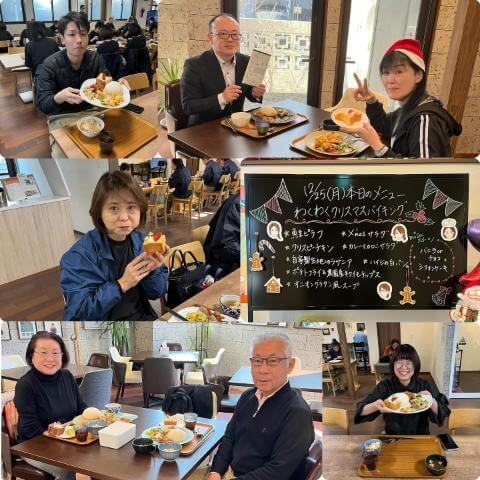 12月25日の笑顔と黒板