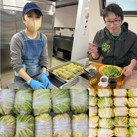 1月10日の調理の様子