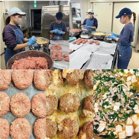 1月16日の調理の様子