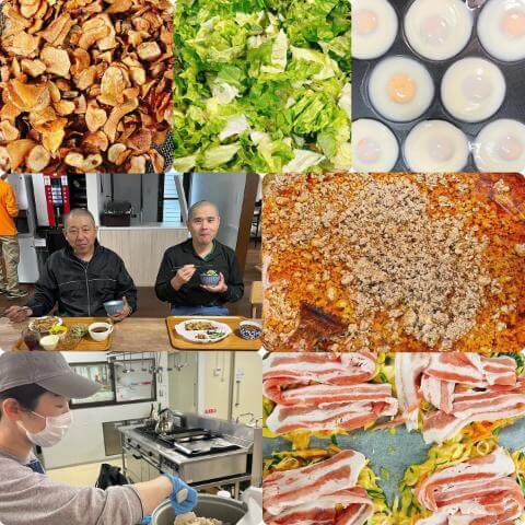 1月18日の調理の様子