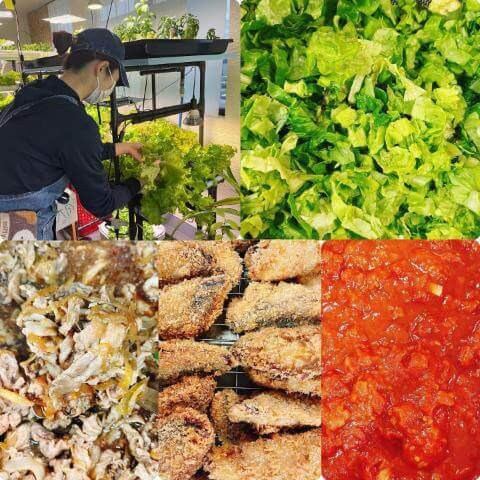 1月22日の調理の様子