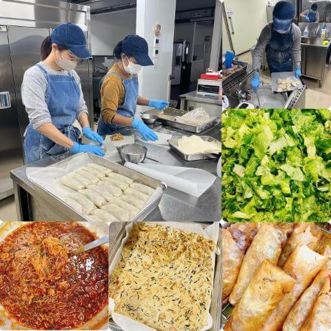 1月24日の調理の様子