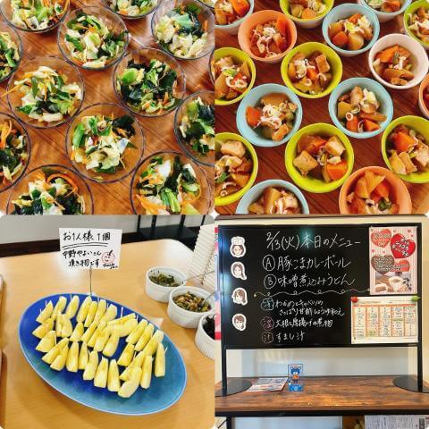 2月13日の副菜とメニュー表