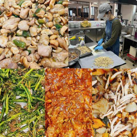 3月11日の厨房の様子とメインメニュー