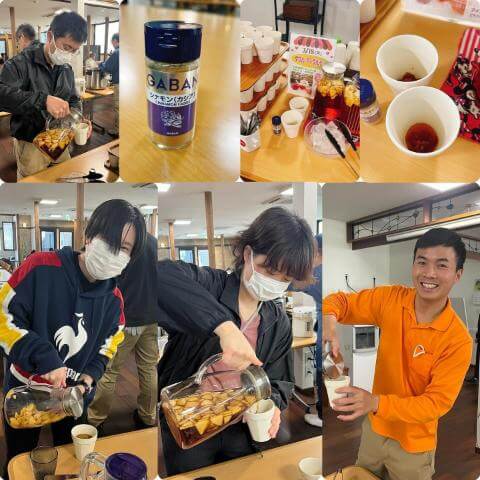 3月18日のフレーバーティーと笑顔