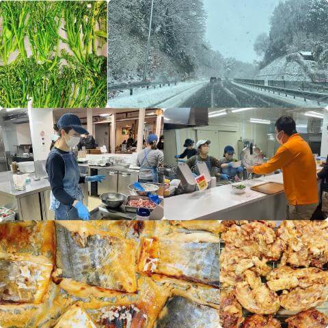 3月25日の食堂の様子