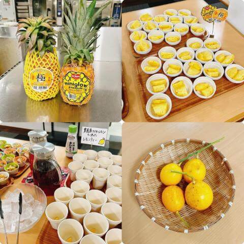 4月2日のフルーツDAYのパイナップル