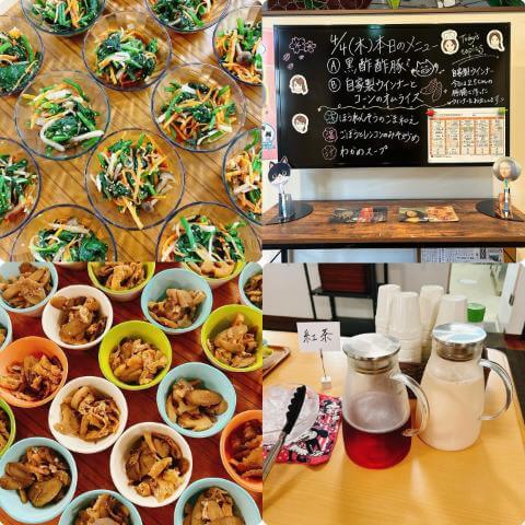 4月4日の副菜とメニュー表