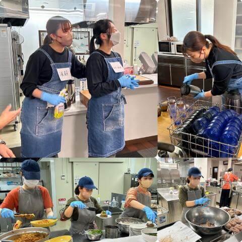 4月9日の厨房の様子