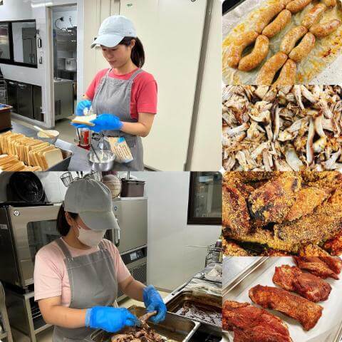 6月25日の厨房の様子