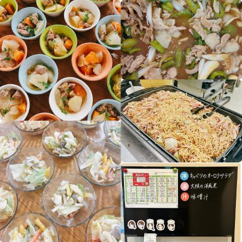 7月2日のメニューと黒板