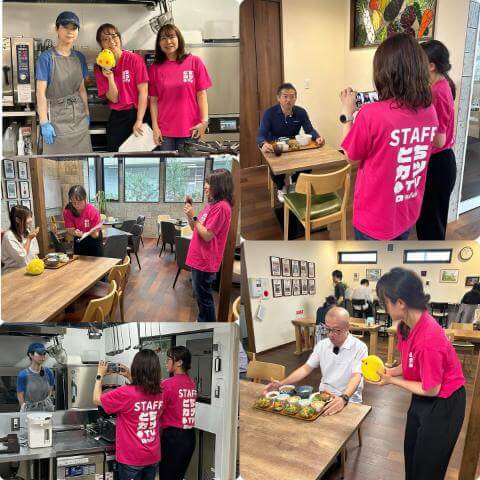 7月9日の食堂の様子