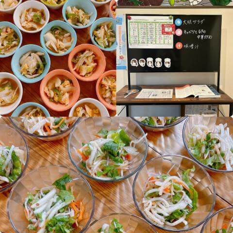 7月12日のメニューと黒板