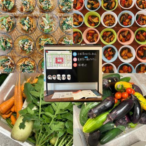 7月17日のメニューと黒板