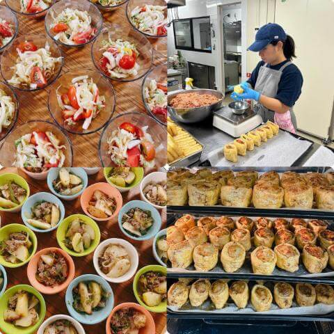 7月18日のメニューと黒板