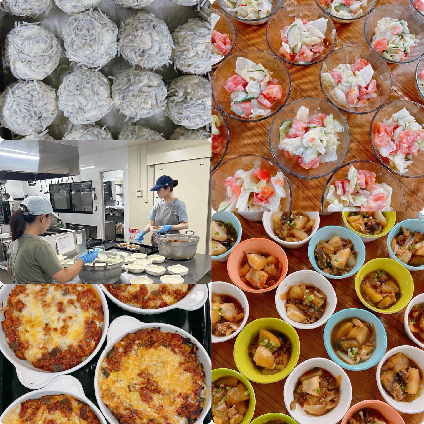 7月24日のメニューと黒板