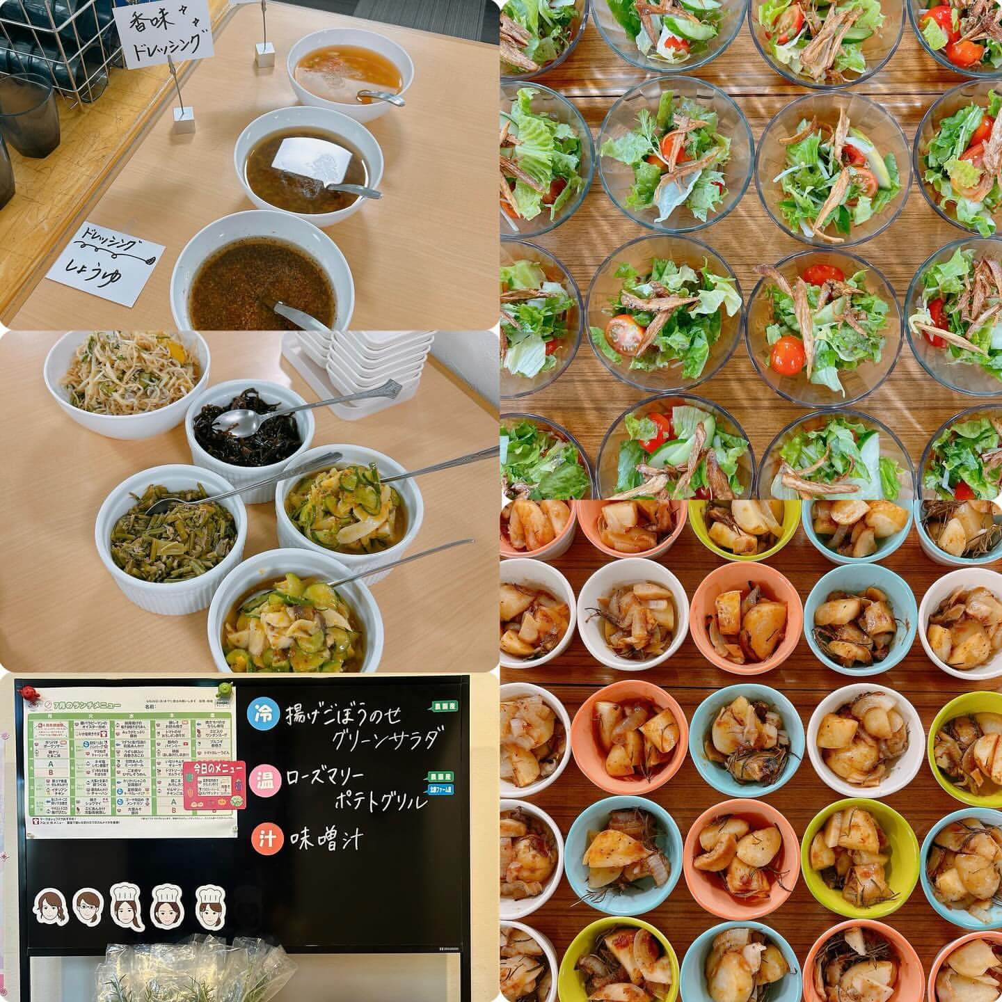 7月26日のメニューと黒板