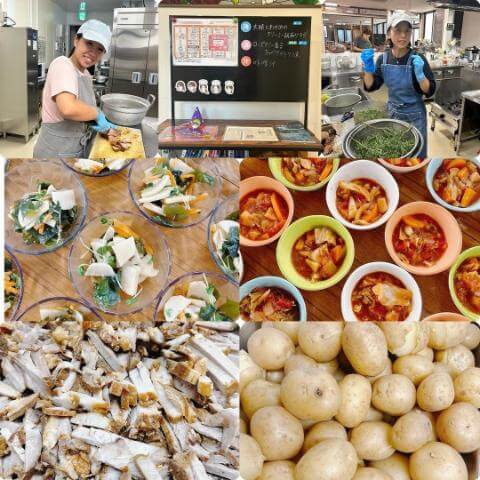 10月17日のメニューと黒板