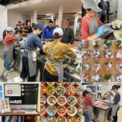 11月19日のメニューと黒板