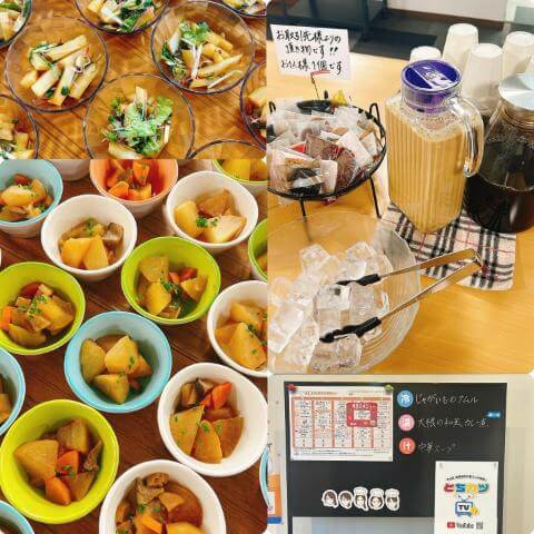 12月12日のメニューと黒板