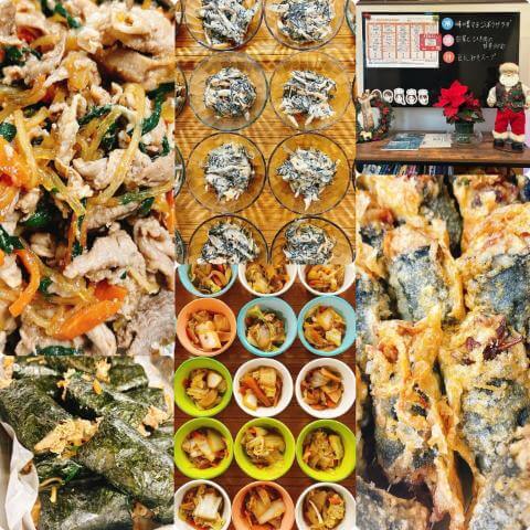 12月20日のメニューと黒板