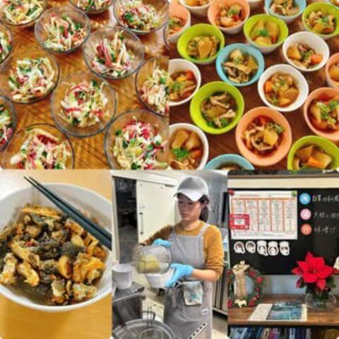 12月23日のメニューと黒板