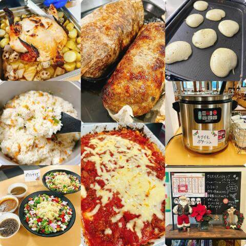 12月24日のメニューと黒板